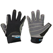 Ronstan Sticky Race Gloves - 3-Finger - Black - M | CL740M