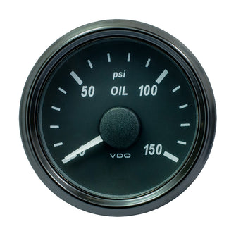 VDO SingleViu 52mm (2-1/16") Oil Pressure Gauge - 150 PSI | A2C3833240030