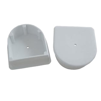 Dock Edge Large End Plug - White *2-Pack | DE1026F