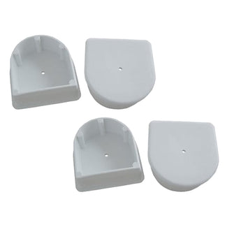 Dock Edge Small End Plug - White *4-Pack | DE1027F