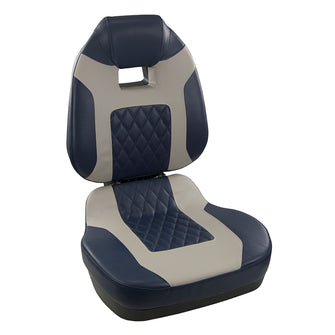 Springfield Fish Pro II High Back Folding Seat - Blue/Grey | 1041419