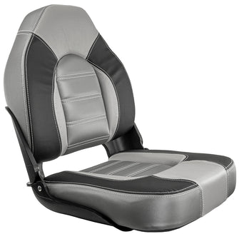 Springfield Skipper Premium HB Folding Seat - Charcoal/Grey | 1061063-B