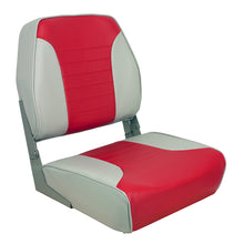 Springfield Economy Multi-Color Folding Seat - Grey/Red | 1040655