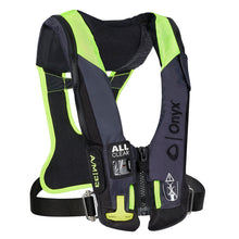 Onyx Impulse A/M 33 All Clear w/Harness Auto/Manual Inflatable Life Jacket - Grey | 134300-701-004-21