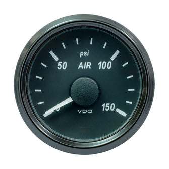 VDO SingleViu 52mm (2-1/16") Air Pressure Gauge - 150 PSI - 0-180 Ohm | A2C3833440030