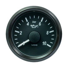 VDO SingleViu 52mm (2-1/16") Oil Pressure Gauge - 10 Bar - 0-4.5V | A2C3832690030