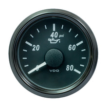 VDO SingleViu 52mm (2-1/16") Oil Pressure Gauge - 80 PSI - 240-33 Ohm | A2C3833230030