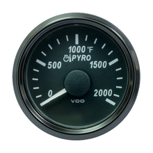 VDO SingleViu 52mm (2-1/16") Exhaust Gas Temp. Gauge - 2000&deg;F | A2C3833040030