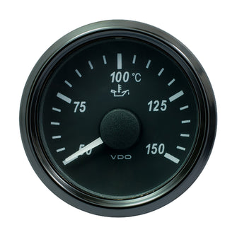 VDO SingleViu 52mm (2-1/16") Oil Temp. Gauge - 150&deg; C - 322-18 Ohm | A2C3833380030