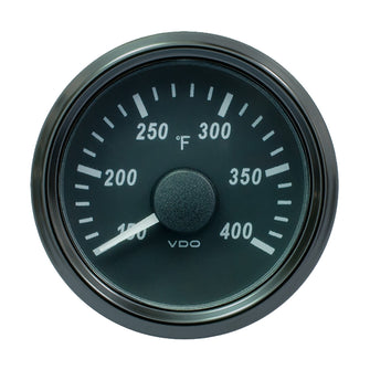 VDO SingleViu 52mm (2-1/16") Cylinder Temp. Gauge - 400&deg;F - 471-14 Ohm | A2C3833530030