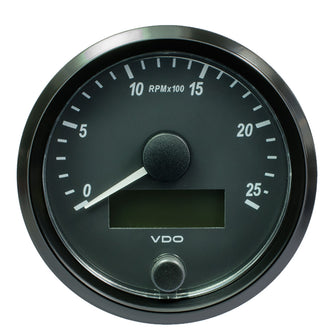 VDO SingleViu 80mm (3-1/8") Tachometer - 2500 RPM | A2C3832970030