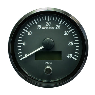 VDO SingleViu 100mm (4") Tachometer - 4000 RPM | A2C3832800030