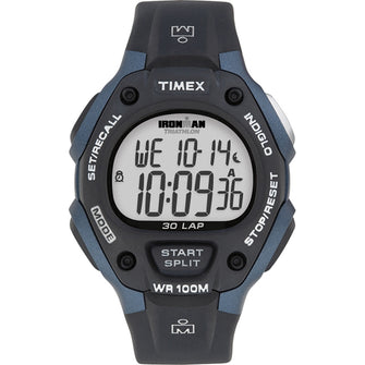 Timex IRONMAN&reg; Classic 30 Full-Size 38mm Watch - Grey/Blue | T5H591