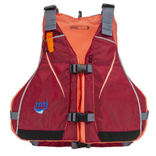 MTI Moxie Womens Life Jacket - Merlot/Coral - X-Small/Small | MV807M-XS/S-857