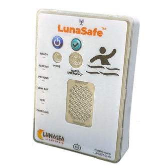 Lunasea Controller f/Audible Alarm Receiver w/Strobe Qi Rechargeable | LLB-63CT-01-00