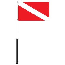 Mate Series Flag Pole - 36" w/Dive Flag | FP36DIVE