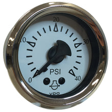 VDO Cockpit Marine 52MM (2-1/16") Mechanical Water Pressure Gauge - White Dial/Chrome Bezel | 150-15283