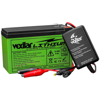 Vexilar 12V Lithium Ion Battery & Charger | V-120L