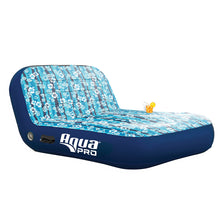 Aqua Leisure Ultra Cushioned Comfort Lounge Hawaiian Wave Print - 2-Person | APL17011S2