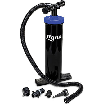 Aqua Leisure Heavy-Duty, Dual-Action Hand Pump w/4 Tips | AQX18967