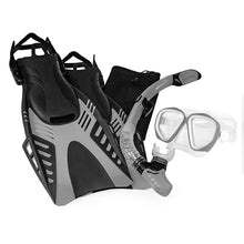 Aqua Leisure Dyna Adult 5-Piece Dive Set - Adult Size L/XL Mens 8.5-11.5/Ladies 9.5-12.5 | DPX18230S4L