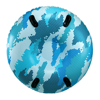 Aqua Leisure 48" Pipeline Sno&trade; Mega 2-Person Sno-Tube - Blue Camo | PST10891