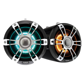 FUSION SG-FLT652SPC 6.5" Wake Tower Speakers w/CRGBW LED Lighting - Sports Chrome | 010-02438-00