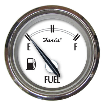 Faria Newport SS 2" Fuel Level Gauge - E-1/2-F | 25000