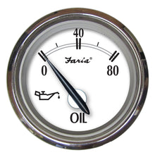 Faria Newport SS 2" Oil Pressure Gauge - 0 to 80 PSI | 25001