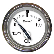 Faria Newport SS 2" Oil Pressure Gauge - 0 to 100 PSI | 25005