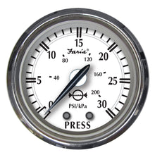 Faria Newport SS 2" Water Pressure Gauge Kit - 0 to 30 PSI | 25008