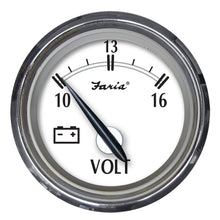 Faria Newport SS 2" Voltmeter - 10 to 16V | 25009