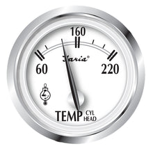 Faria Newport SS 2" Cylinder Head Temperature Gauge w/Sender - 60&deg; to 220deg F | 25011