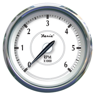 Faria Newport SS 4" Tachometer f/Gas Inboard/Outboard - 0 to 6000 RPM | 45002