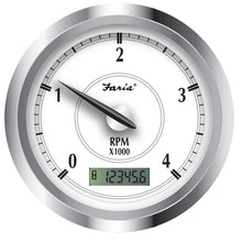 Faria Newport SS 4" Tachometer w/Hourmeter f/Diesel w/Mech Take Off - 4000 RPM | 45007