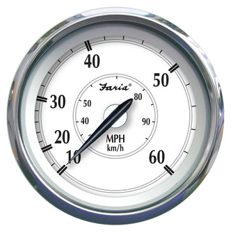 Faria Newport SS 4" Speedometer - 0 to 60 MPH | 45010