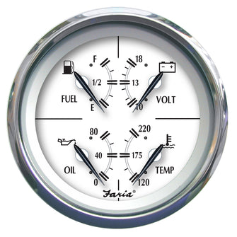 Faria Newport SS 4" Multifunction Gauge | 45012