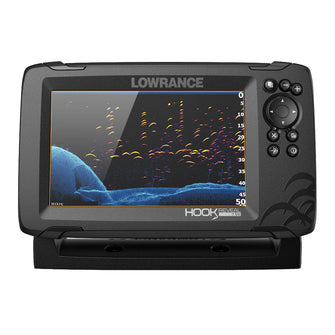 Lowrance HOOK Reveal 7 Combo w/50/200kHz HDI Transom Mount & C-MAP Contour&trade;+ Card | 000-15855-001