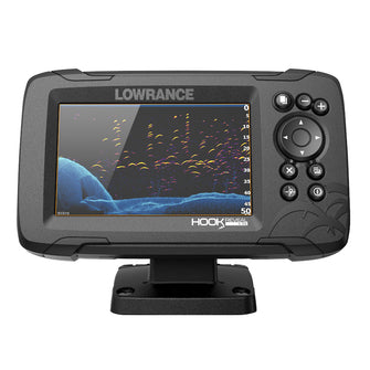 Lowrance HOOK Reveal 5 Combo w/50/200kHz HDI Transom Mount & C-MAP Contour&trade;+ Card | 000-15857-001