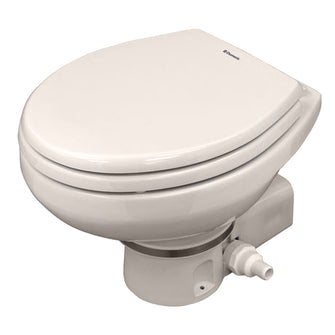 Dometic MasterFlush 7160 Bone Electric Macerating Toilet w/Orbit Base - Raw Water | 9108834578