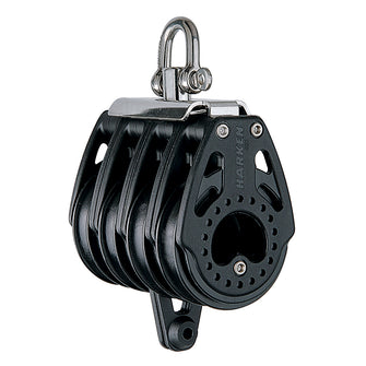 Harken 57mm Quad Block Swivel, Center Becket | HSB380