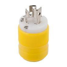 Marinco Locking Plug - 15A, 125V - Yellow | 4721CR