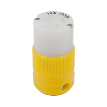 Marinco Locking Connector - 15A, 125V - Yellow | 4731CR