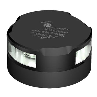 Lopolight Series 200-012 - Anchor Light - 2NM - Horizontal Mount - White - Black Housing - 15M Cable | 200-012G2-B-15M