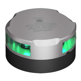 Lopolight Series 200-015 - Navigation Light - 2NM - Horizontal Mount - Green - Silver Housing | 200-015G2