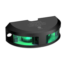 Lopolight Series 200-018 - Navigation Light - 2NM - Vertical Mount - Green - Black Housing | 200-018G2-B