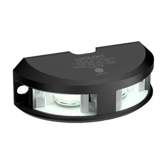 Lopolight Series 200-024 - Navigation Light - 2NM - Vertical Mount - White - Black Housing | 200-024G2-B