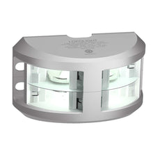 Lopolight Series 200-024 - Double Stacked Navigation Light - 2NM - Vertical Mount - White - Silver Housing | 200-024G2ST