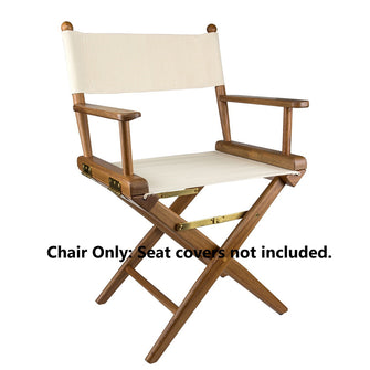 Whitecap Directors Chair w/o Seat Covers - Teak | 60040