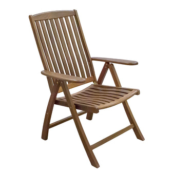 Whitecap Reclining Arm Chair - Teak | 60071